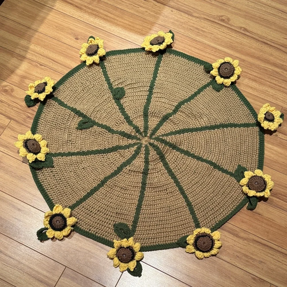 Handmade Cottagecore Sunflower Crochet Bouquet- Cottagecore/Grannycore 30”